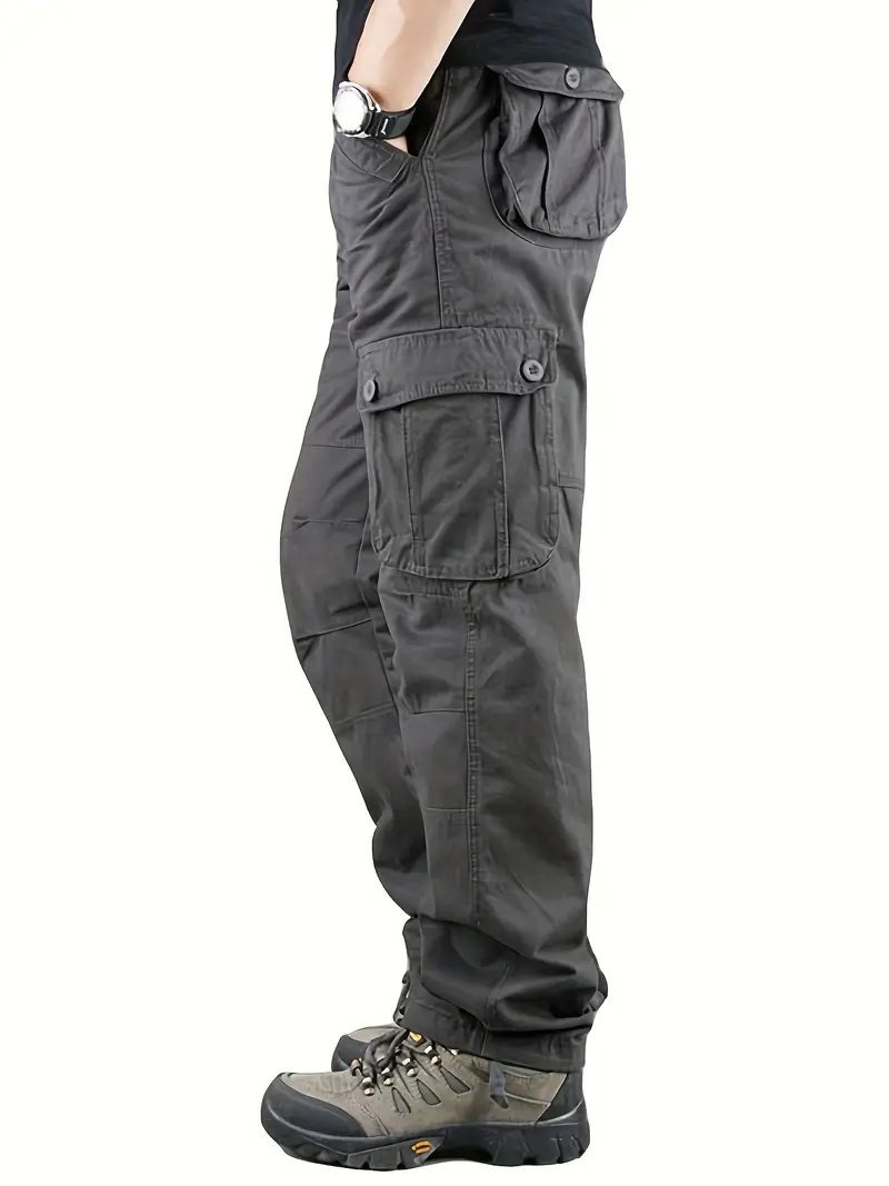 Tactical Cargo Pants - High-Performance Pants for Outdoor Adventures - Packed with Pockets, Sweatproof, Wear Resistant, Versatile Style Also in khaki, grey. Green and light brown