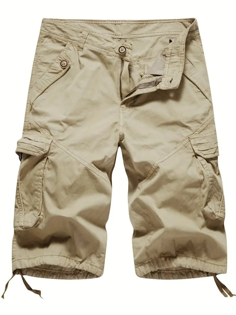 Women's 7" Hiking Shorts 6 Pockets Lightweight Outdoor Casual Cargo Shorts Quick Dry With Adjustable Waistband Solid Color Breathable Moisture Wicking Camping shorts